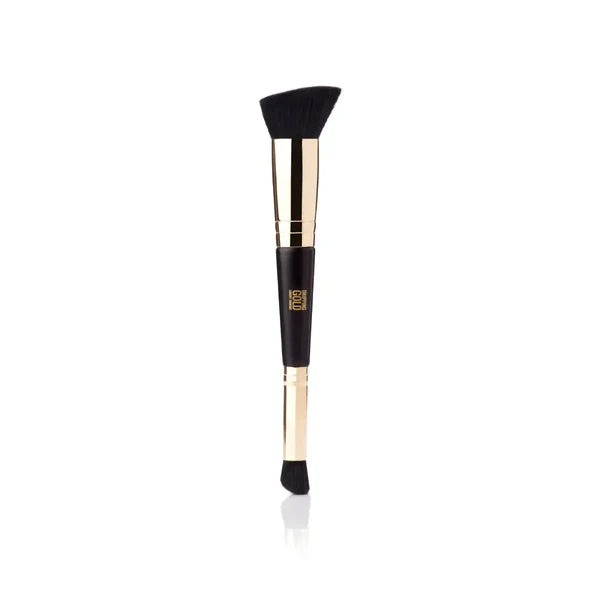 Dual ended contour brush