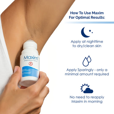 Maxim öflugur svitastoppari fyrir viðkvæma