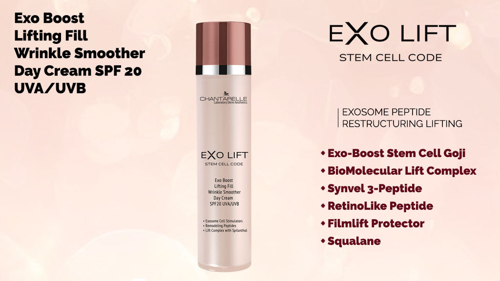 Chantarelle - EXO LIFT Lifting Day Cream SPF20 UVA/UVB – Exo Boost Exosome Stimulator 50 ml,