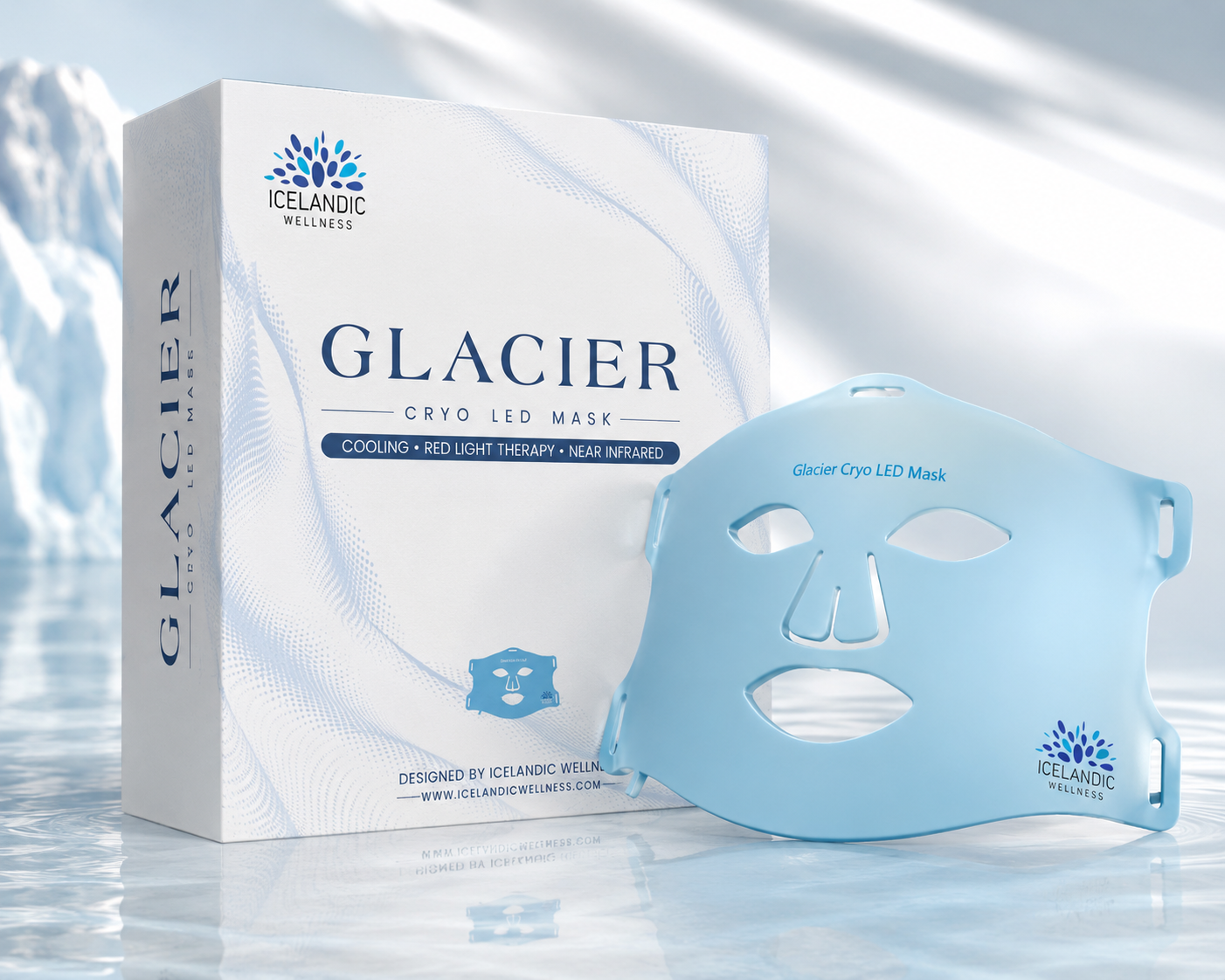 Glacier Cryo Led Mask, vara væntanleg í júlí forsala