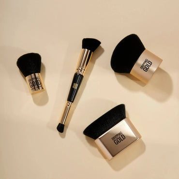 Dual ended contour brush