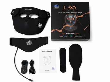 Lava Led 4D mask Rauðljósagríman