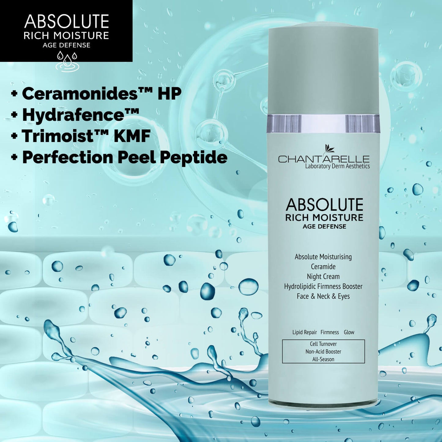 Absolute Moisturising Ceramide Night Cream Hydrolipidic Firmness Booster