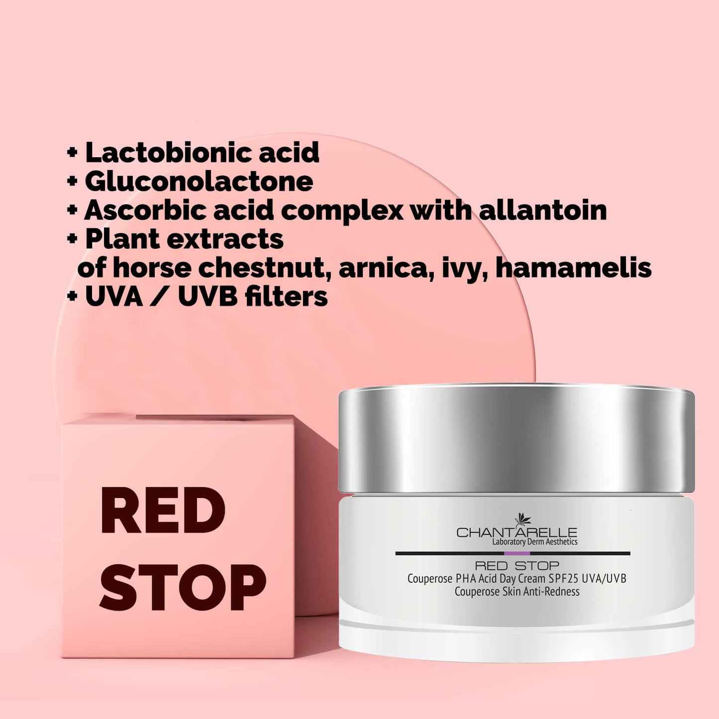 Red Stop Cuperose PHA Day Cream SPF25